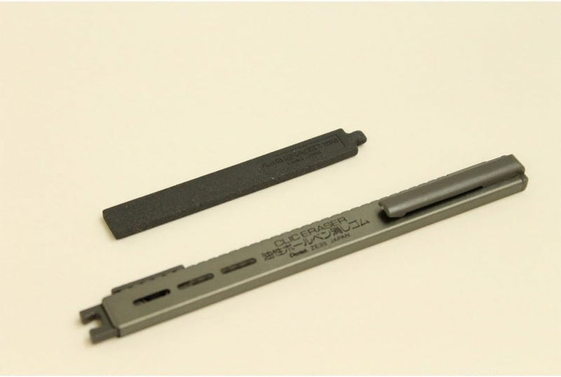 Pentel XZE33-N Click Eraser Holder Eraser, Oil-Based Ballpoint Pen Eraser, XZE33-N - Image 2